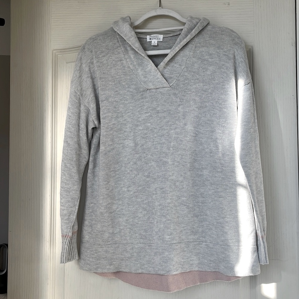 Grey Hoodie Sweater